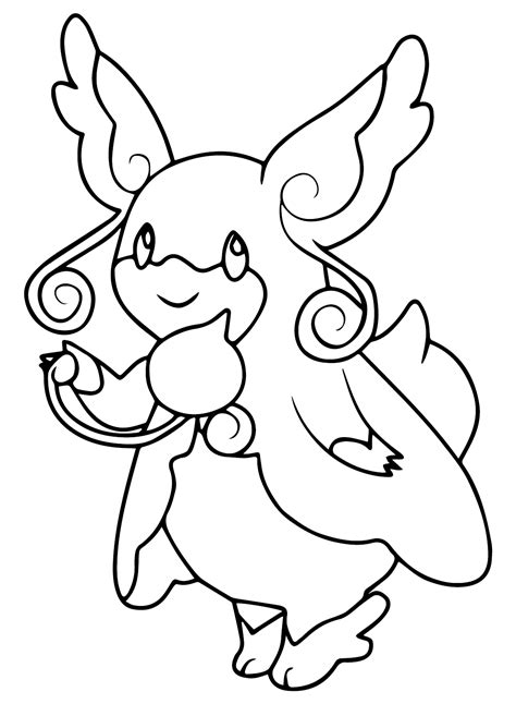 Tabunne Mega Pokemon Coloring Page Free Printable Coloring Pages