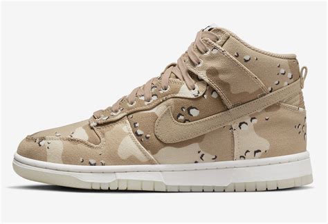 Official Photos Of The Nike Dunk High Desert Camo Sneakers Cartel