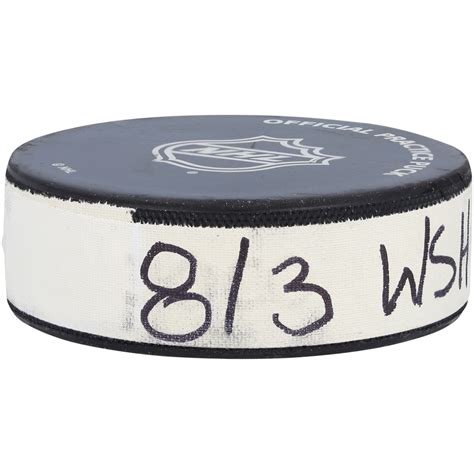 Tampa Bay Lightning Vs Washington Capitals Practice Used Puck From