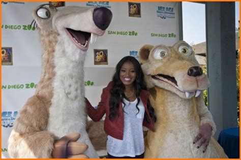 Keke Palmer At The Ice Age Dawn Of The Dinosaurs” Experience At The