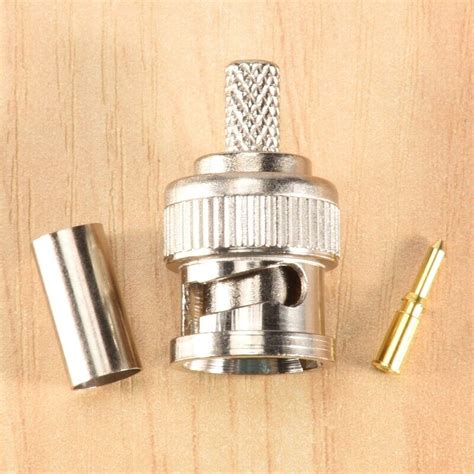 Sets Piece Bnc Male Rg Plug Crimp Connectors L C