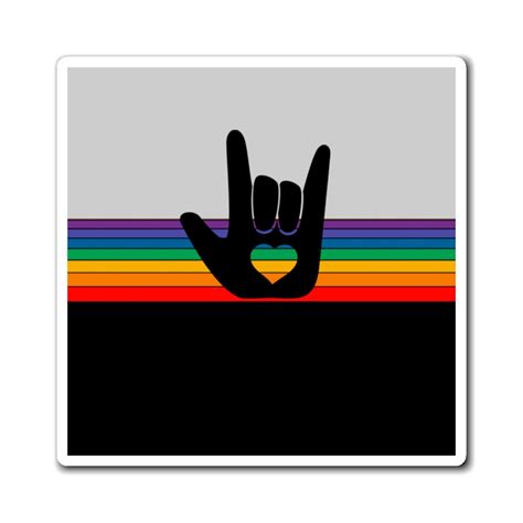 Deaf Pride Magnet Gay Pride Magnet Etsy