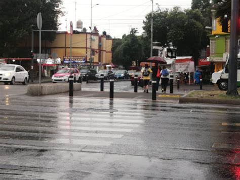 Por lluvia hay marcha lenta en varias líneas del Metro CDMX