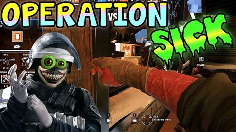 Operation Sick Af Rainbow Six Siege Ranked Highlights Operation Health Youtube