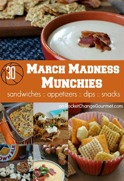 March Madness Party Recipes Pocket Change Gourmet