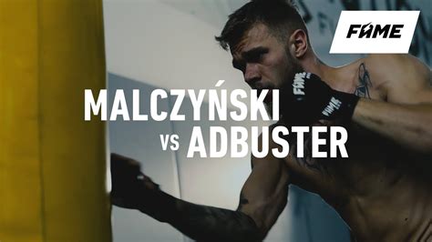 Fame Mma Marcin Malczy Ski Vs Adbuster Zapowied Walki Youtube