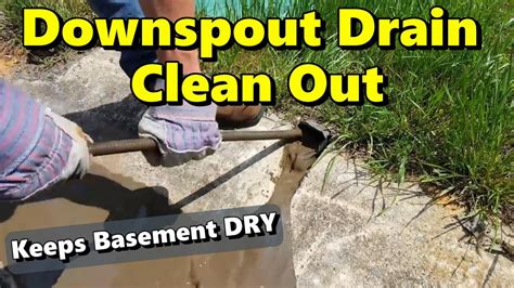 Clean This Drain Helps Keep Basement Crawlspace Dry Youtube