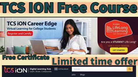 TCS Free Course With Certification TCS ION Digital Learning Hub TCS