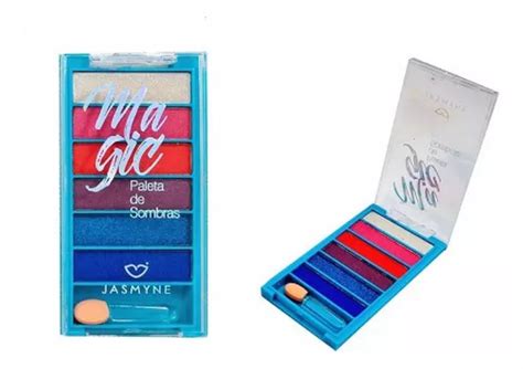 Paleta De Sombras Jasmyne Magic Cores Matte Cintilante G Mercadolivre