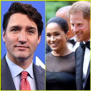 Justin Trudeau Is Asked If Canada Would Cover Meghan Markle & Prince ...