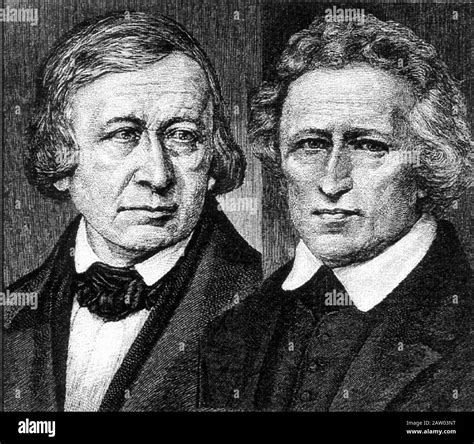 The Brothers Grimm German Jakob Wilhelm Hi Res Stock Photography And