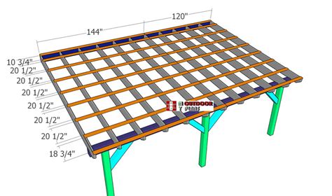 14×20 Lean To Patio Cover Plans Myoutdoorplans