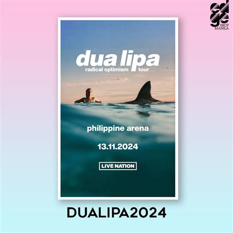 Dua Lipa In Manila Concert Posters 305mm X 470mm Shopee Philippines