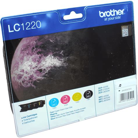 Brother LC 1220 Tinten Multipack 4 Farbig CMYK