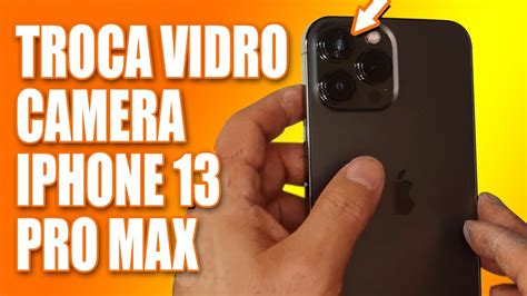 Troca de Vidro da Câmera iPhone 13 Pro Max Quebrou Lente da Câmera