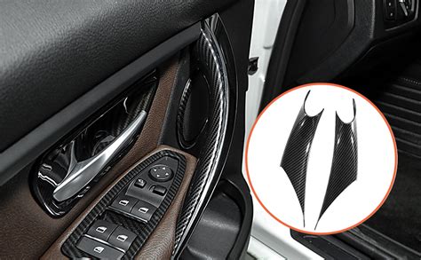 Amazon Jaronx Pcs Carbon Fiber Door Handle Covers For Bmw