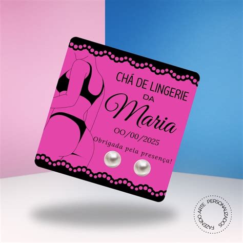 Tags Mimo Lembrancinha para Chá de Lingerie Brincos Elo