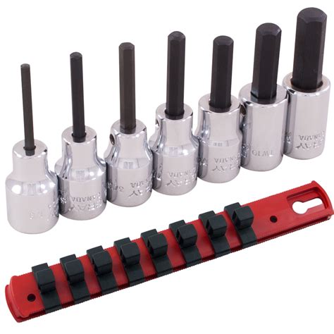 38 Dr 7 Piece Sae Hex Head Socket Set Gray Tools Online Store