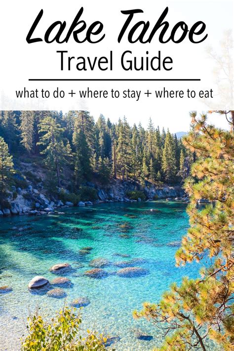 Lake Tahoe Summer Travel Guide Artofit