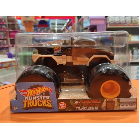 Jual PROMO SALE HOT WHEELS MONSTER TRUCKS JURASSIC WORLD TYRANNOSAURUS REX ORI TERBARU