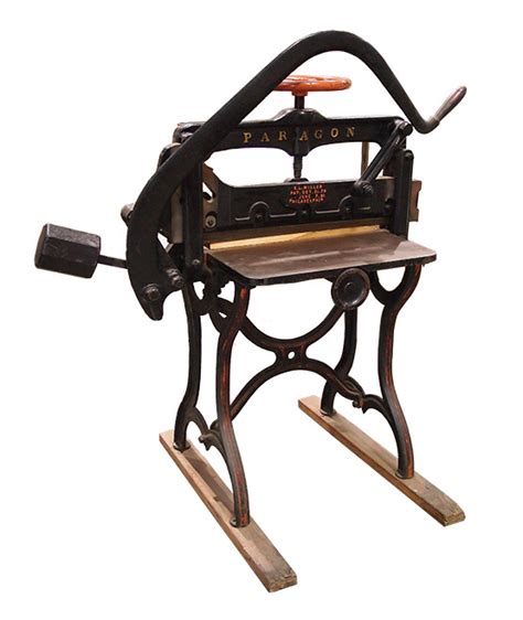 Antique Paper Cutter In Industrial Collection