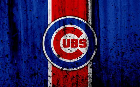 Download Logo Baseball Mlb Chicago Cubs Sports 4k Ultra Hd Wallpaper