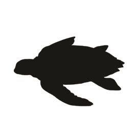 Sea Turtle Silhouette Stencil | Free Stencil Gallery