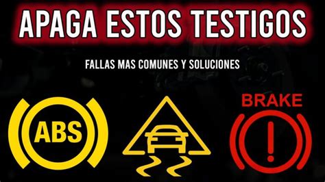 Cómo solucionar los Testigos ABS ESP y Freno Encendidos Descubre aquí