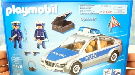 Playmobil Polizeiauto mit Blaulicht 5179 seratus1 auspacken unboxing