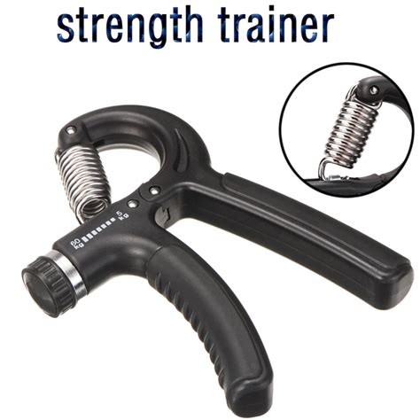 Discount Shop 5 60Kg Adjustable Power Hand Grip Forearm Exerciser