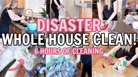 Disaster Extreme Clean With Me 2021 All Day Speed Cleaning Messy