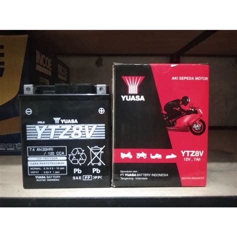 Jual Aki Motor Yuasa YTZ8V Aki Motor HONDA CBR 250 CRF 250 Rally