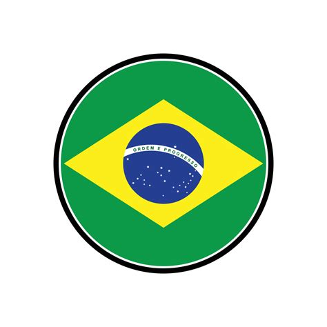 Flag of Brazil. Brazil Flag icon. Brazillian flag vector design. Flag ...