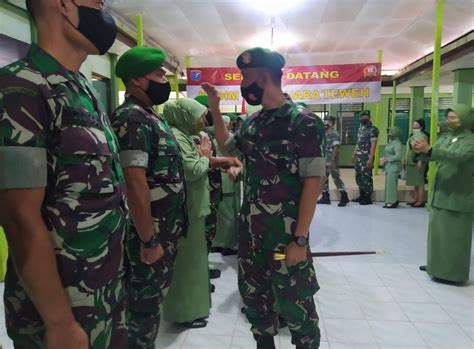 Dandim Pimpin Upacara Korps Raport Kenaikan Pangkat 18 Prajurit Ini