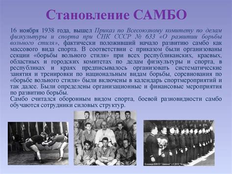 Самбо. Виды самбо - презентация онлайн