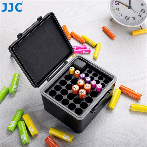 JJC Kotak Baterai 20 Slot AA 14 Slot AAA Battery Anti Static EVA Foam