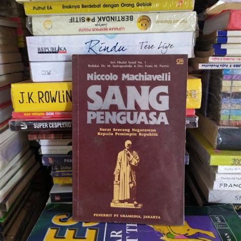 Jual BUKU ORIGINAL NICCOLO MACHIAVELLI SANG PENGUASA BEKAS ADA CORETAN