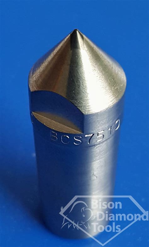 BCS Studer Cone Point CVD 1 2 Carat Precision Dresser Bison Diamond Tools