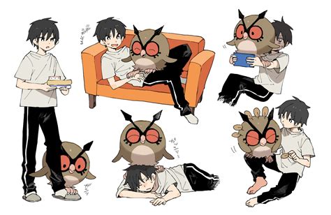 Hoothoot Pokemon Drawn By Newo Shinra P Danbooru