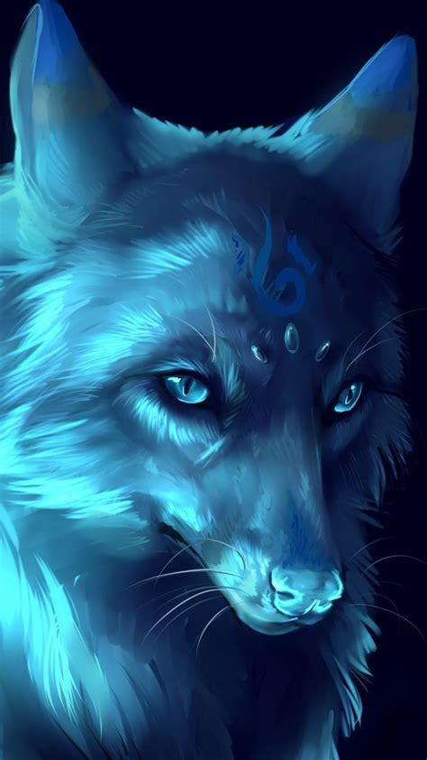 Blue And Red Wolf Wallpapers - Wallpaper Cave