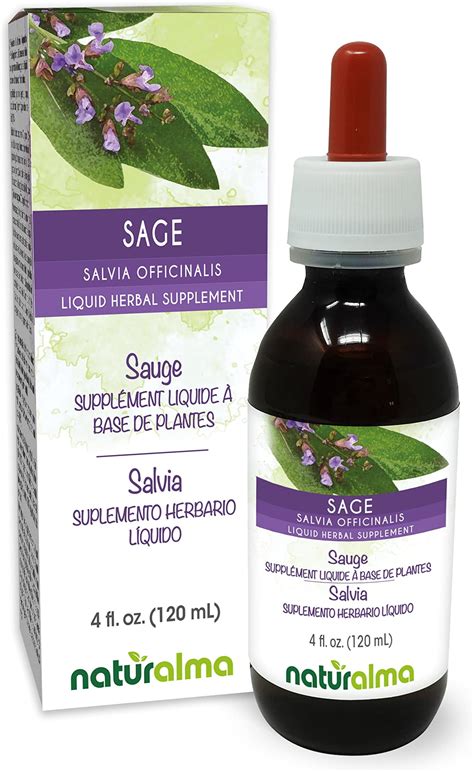 Amazon Herb Pharm Certified Organic Sage Liquid Extract For Mental