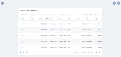 manage unallocated payments