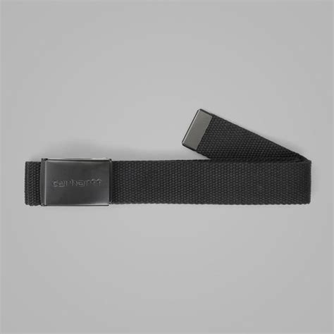 Carhartt Canvas Clip Belt Tonal Black Carhartt Belts