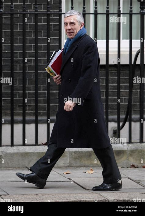 Secretary Of State For Justice Jack Straw Arrives For A Cabinet