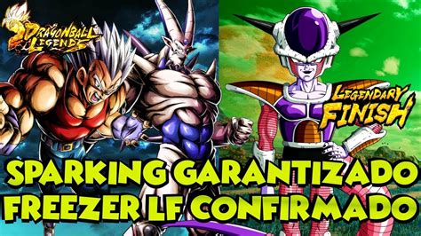 DRAGON BALL LEGENDS SPARKING GARANTIZADO Y FREEZER PRIMERA FORMA LF