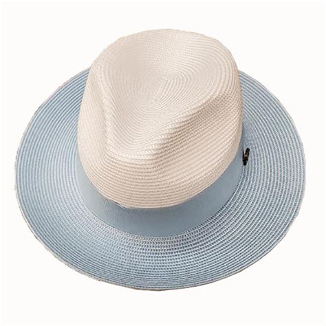 Bruno Capelo Salvatore 2 Tone Straw Hat Sids Clothing And Hats