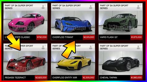 Gta Online Les Prix Des Nouveaux V Hicules A Venir Du Nouveau Dlc