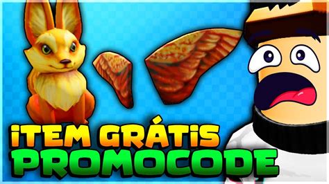 PROMOCODE NOVO ITEM GRÁTIS ROBLOX YouTube