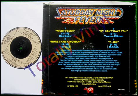 Totally Vinyl Records Bee Gees Ep Saturday Night Fever Night