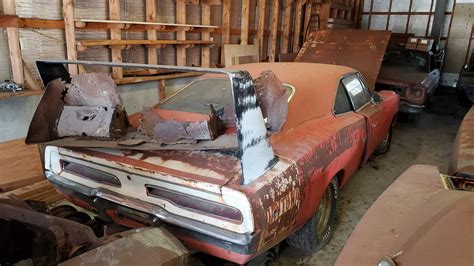 Mysterious 1969 Dodge Charger Daytona Spent Decades In Storage Gets